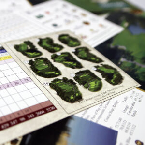 Golf scorecard printing